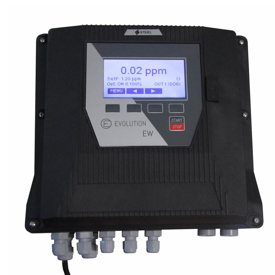 Controlador STEIEL Evolution EW con Sonda CAC – Sistema EasyFix para Cloro / ClO₂ - Imagen 3